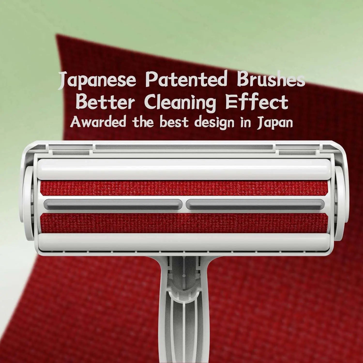 Reusable Pet Hair Removal Roller with Self-Cleaning Mechanism and Integrated Fur Bin for Furniture, Carpets, and Clothing