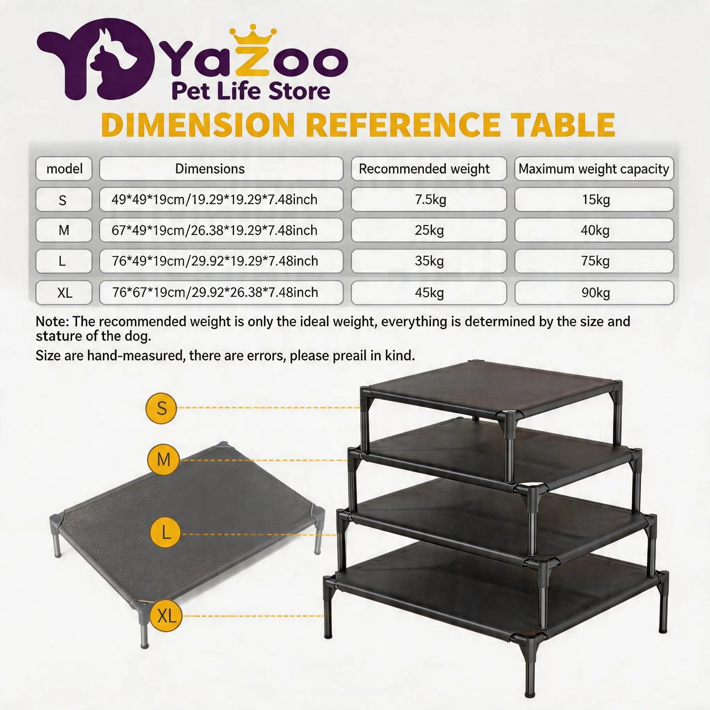 Pet Bed - Indoor & Outdoor Use Durable Design for Dogs Comfortable Rest Ideal for Home & House Mats
