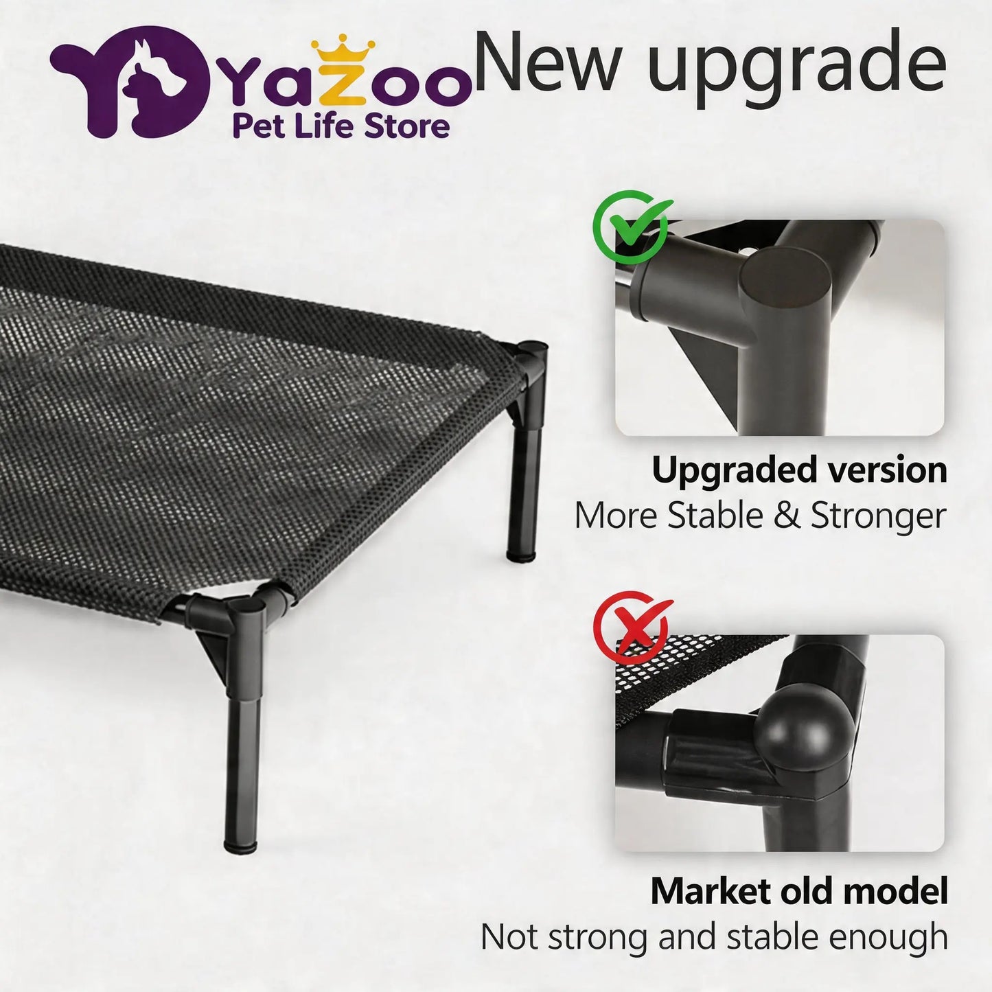 Pet Bed - Indoor & Outdoor Use Durable Design for Dogs Comfortable Rest Ideal for Home & House Mats